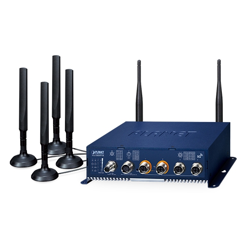 VCG-2406WP-NR Industrial/Vehicle 5G NR Cellular Wireless Gateway with M12 PoE+